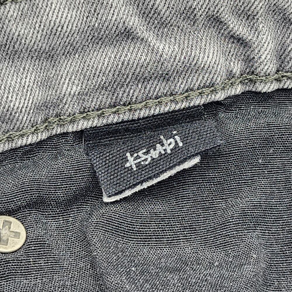 Ksubi Slim Fit KOMFA19858 BLK Men’s Cotton Jeans Gray Black Size 32 - Preowned - Picture 5 of 6